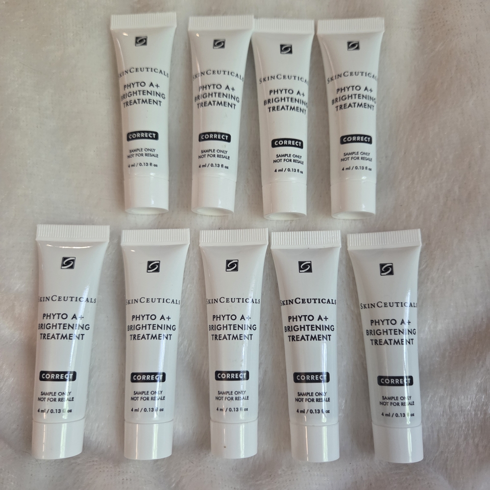New! SkinCeuticals Phyto A+ Brightening Treatment Travel Tubes (Set of 9)